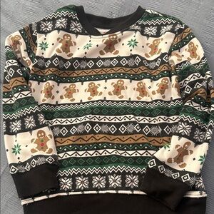 Men's Holiday Gingerbread Crewneck Sweater